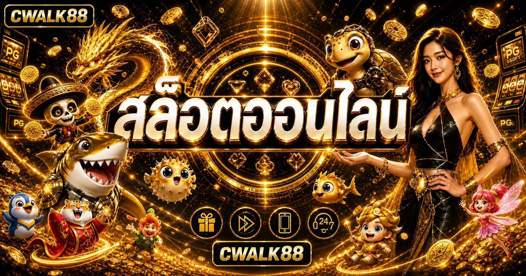 CWALK88 ทางเข้าเล่นและหมวดเกมยอดนิยม